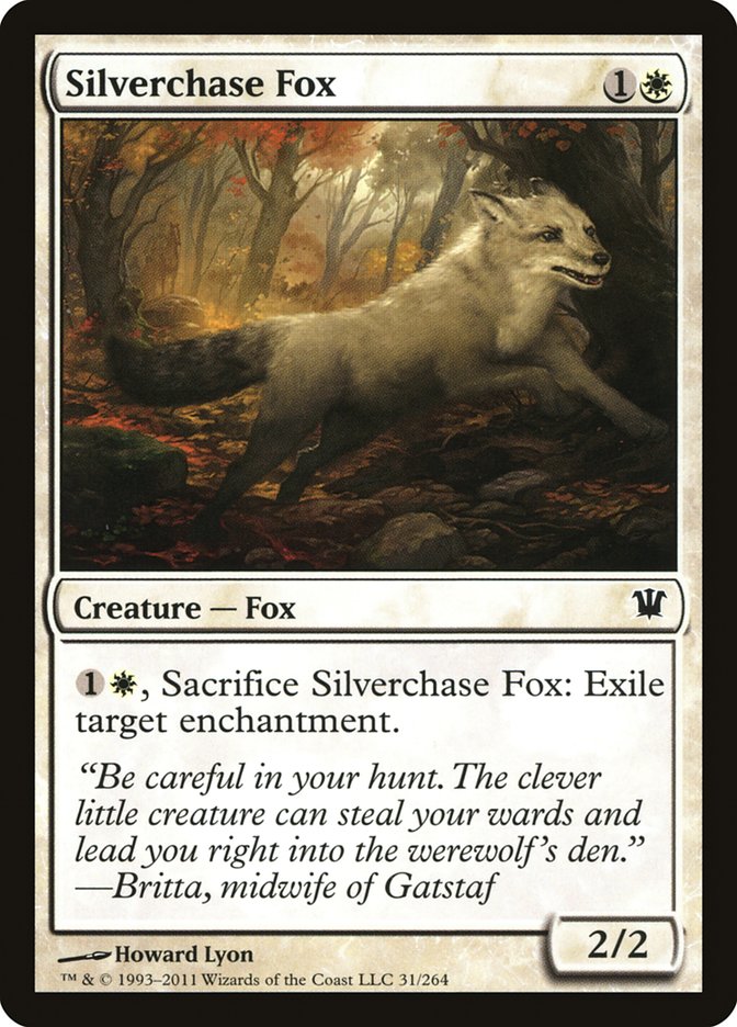 Silverchase Fox [Innistrad] | The Gaming Verse