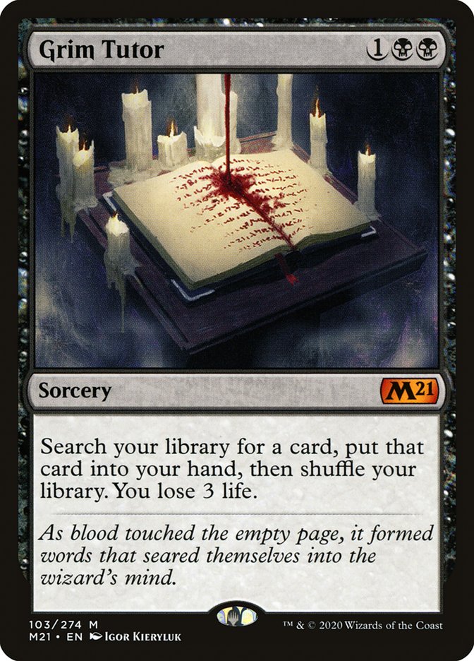 Grim Tutor [Core Set 2021] | The Gaming Verse