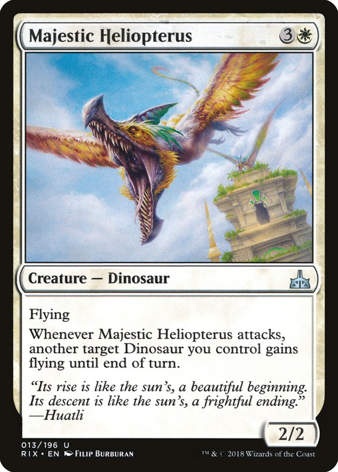 Majestic Heliopterus [Rivals of Ixalan] | The Gaming Verse