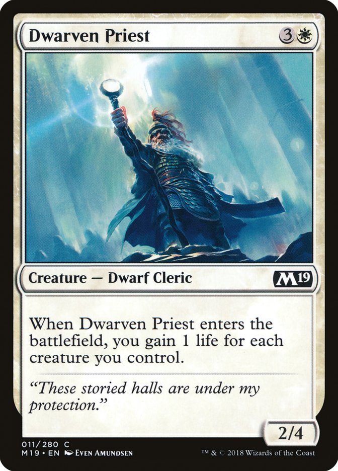 Dwarven Priest [Core Set 2019] | The Gaming Verse