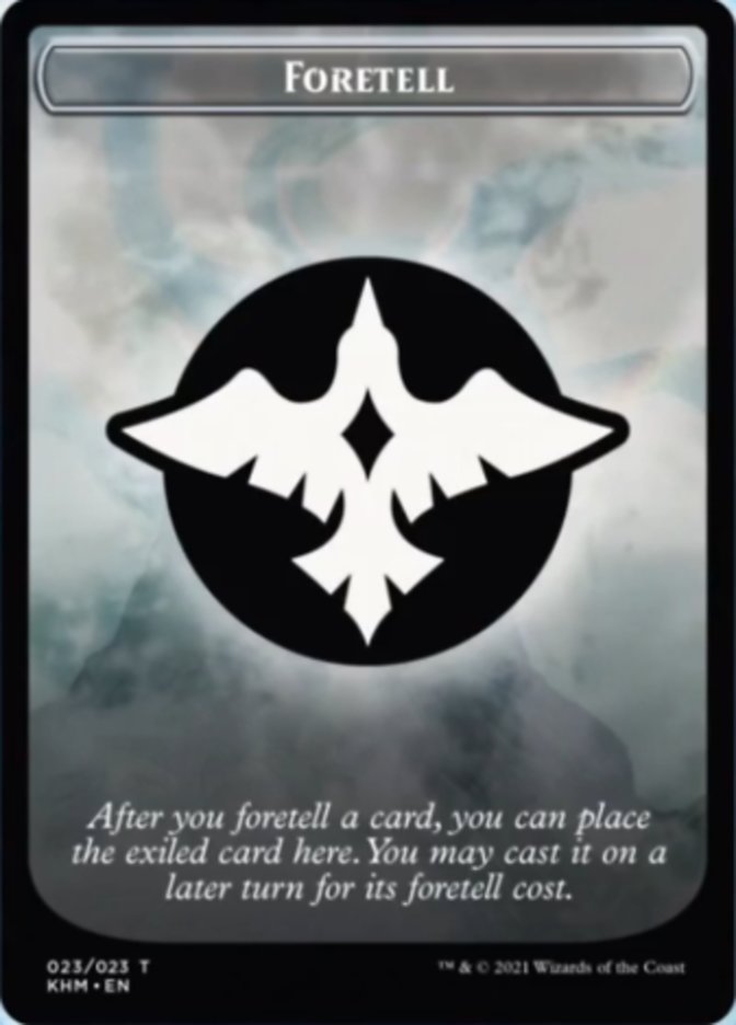 Foretell [Kaldheim Tokens] | The Gaming Verse