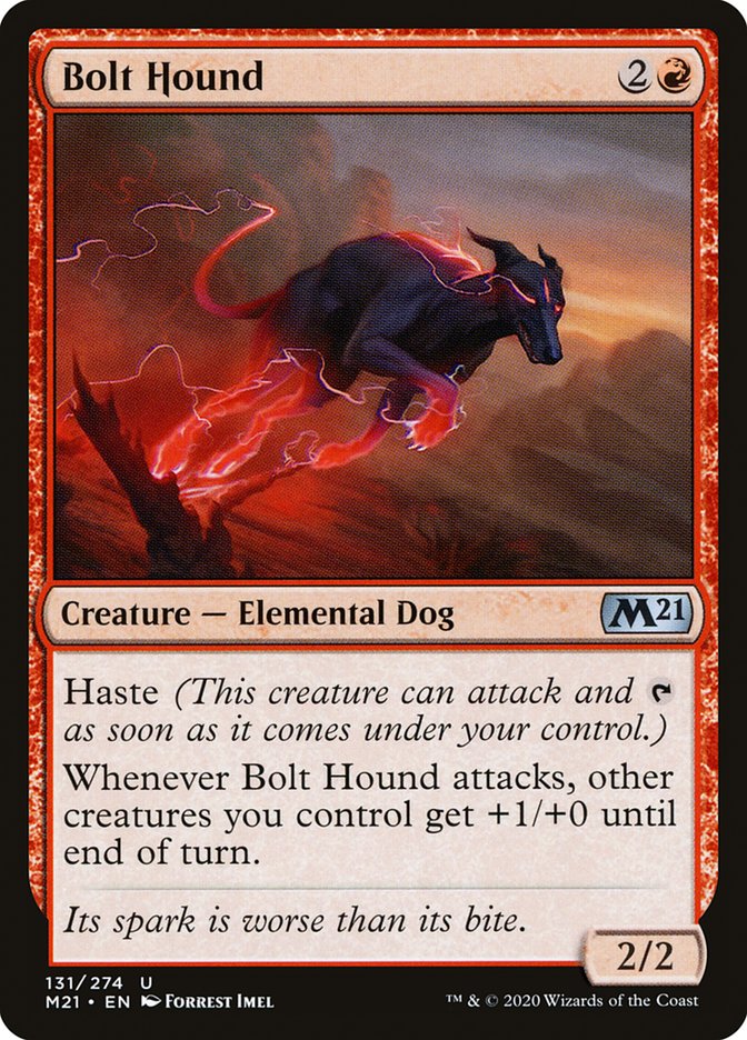 Bolt Hound [Core Set 2021] | The Gaming Verse