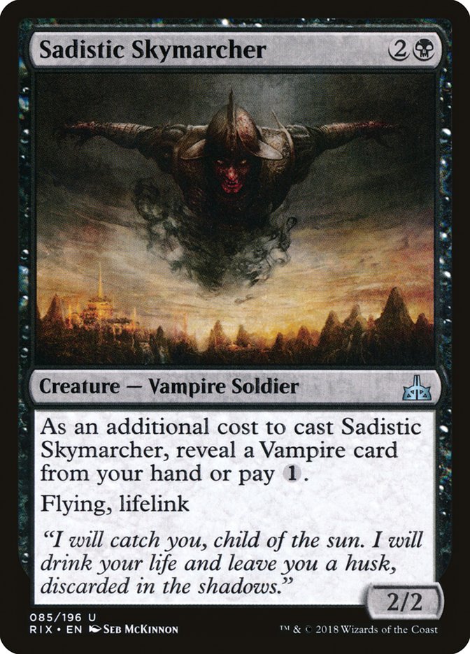 Sadistic Skymarcher [Rivals of Ixalan] | The Gaming Verse