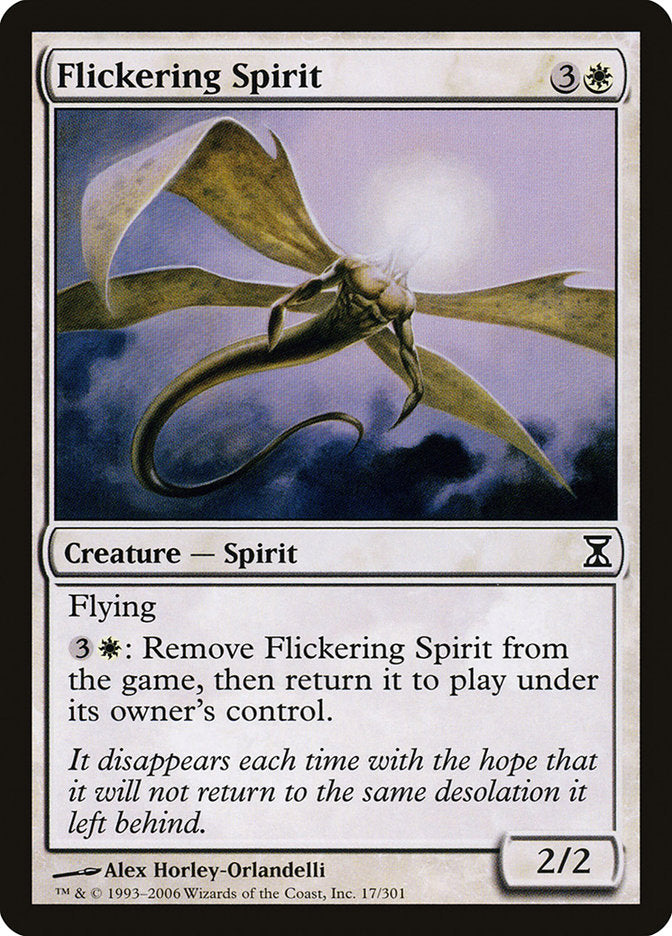 Flickering Spirit [Time Spiral] | The Gaming Verse