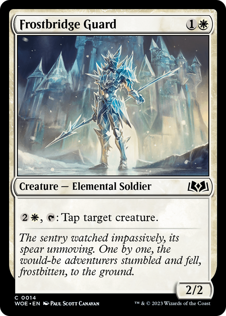 Frostbridge Guard [Wilds of Eldraine] | The Gaming Verse