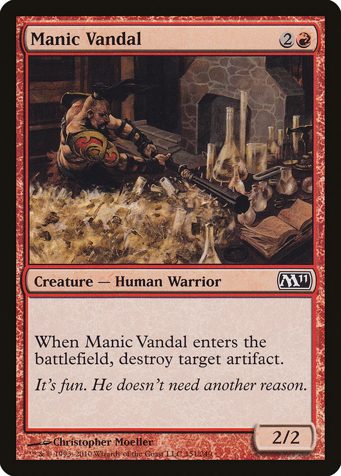 Manic Vandal [Magic 2011] | The Gaming Verse