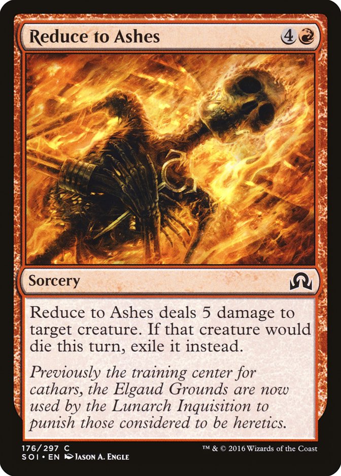 Reduce to Ashes [Shadows over Innistrad] | The Gaming Verse