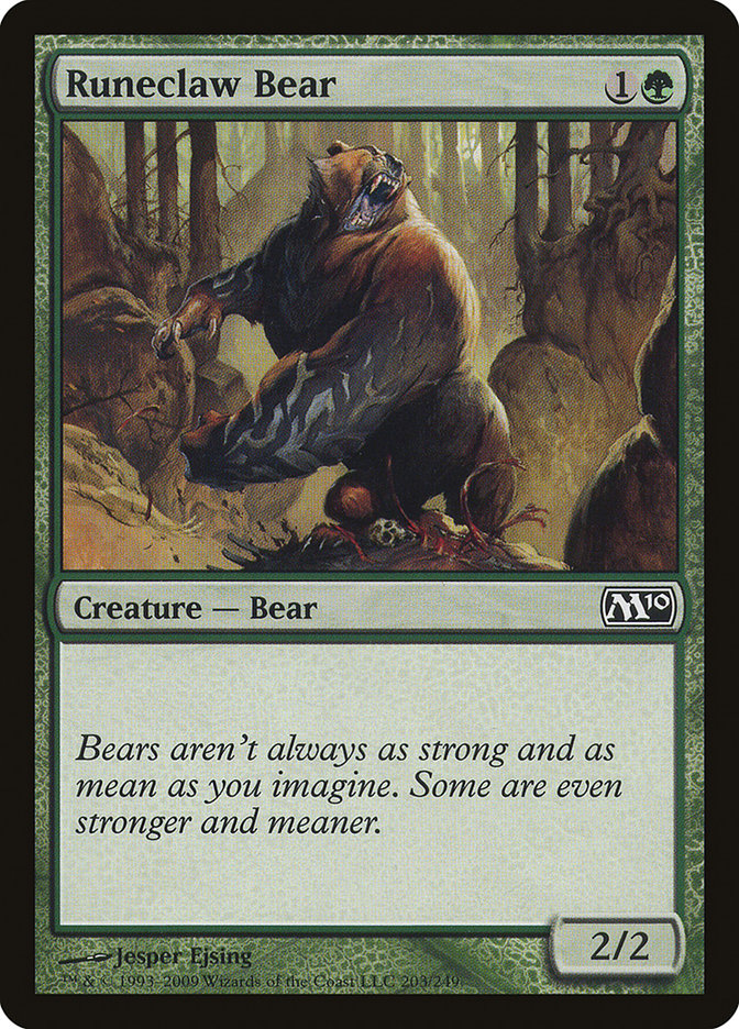 Runeclaw Bear [Magic 2010] | The Gaming Verse