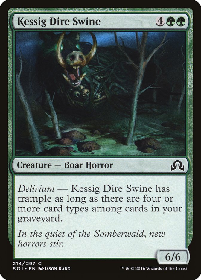 Kessig Dire Swine [Shadows over Innistrad] | The Gaming Verse