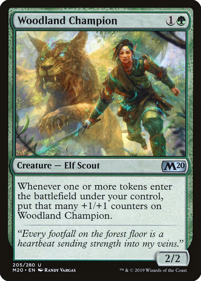 Woodland Champion [Core Set 2020] | The Gaming Verse