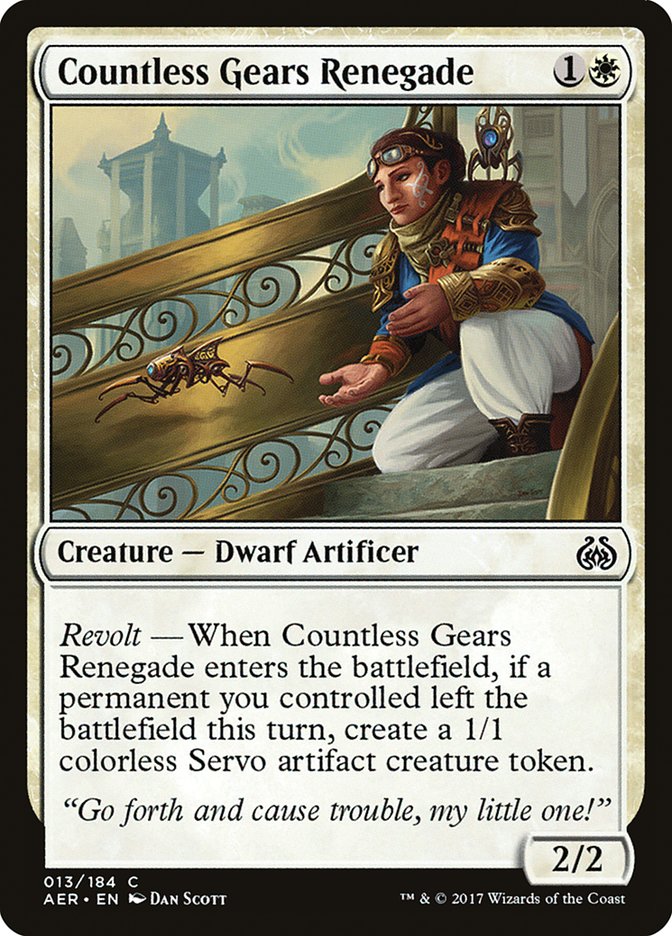 Countless Gears Renegade [Aether Revolt] | The Gaming Verse