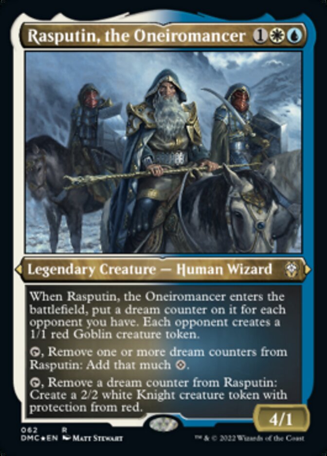 Rasputin, the Oneiromancer (Foil Etched) [Dominaria United Commander] | The Gaming Verse