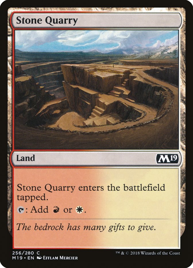 Stone Quarry [Core Set 2019] | The Gaming Verse