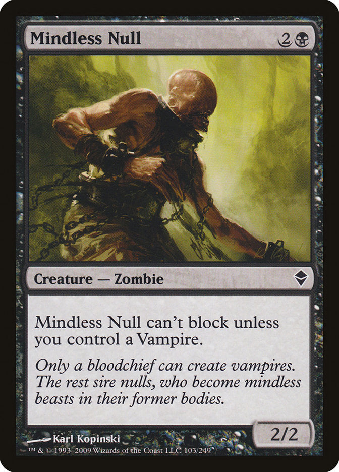 Mindless Null [Zendikar] | The Gaming Verse