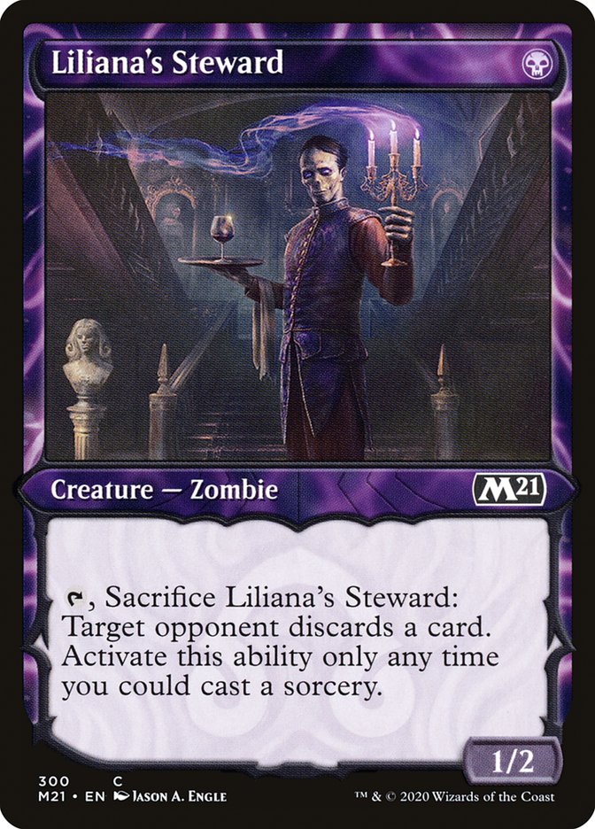 Liliana's Steward (Showcase) [Core Set 2021] | The Gaming Verse