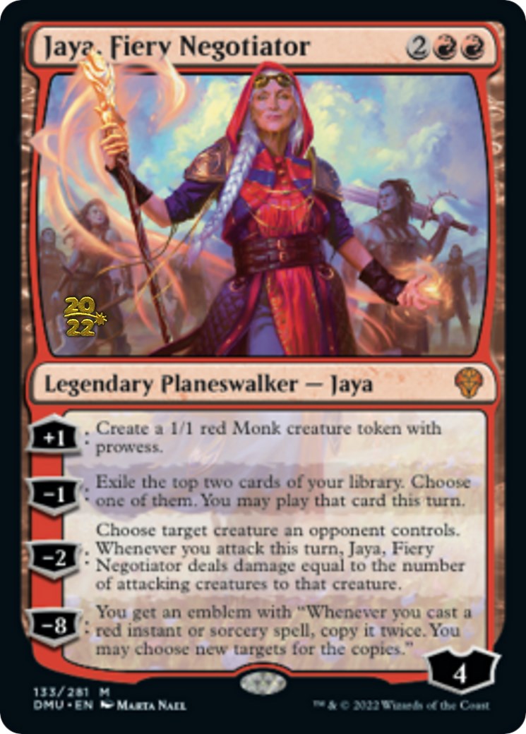 Jaya, Fiery Negotiator [Dominaria United Prerelease Promos] | The Gaming Verse