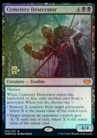 Cemetery Desecrator [Innistrad: Crimson Vow Prerelease Promos] | The Gaming Verse