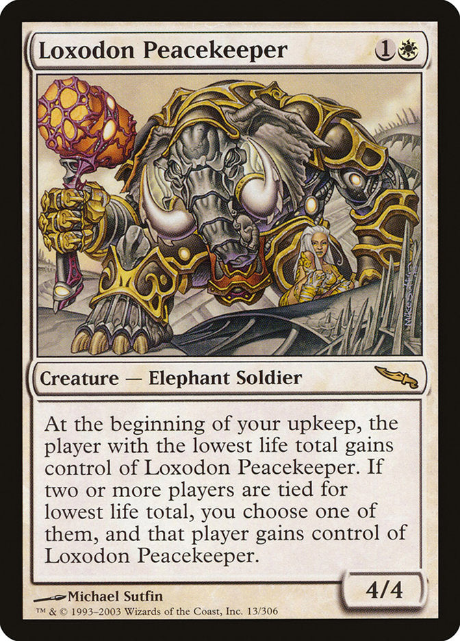 Loxodon Peacekeeper [Mirrodin] | The Gaming Verse