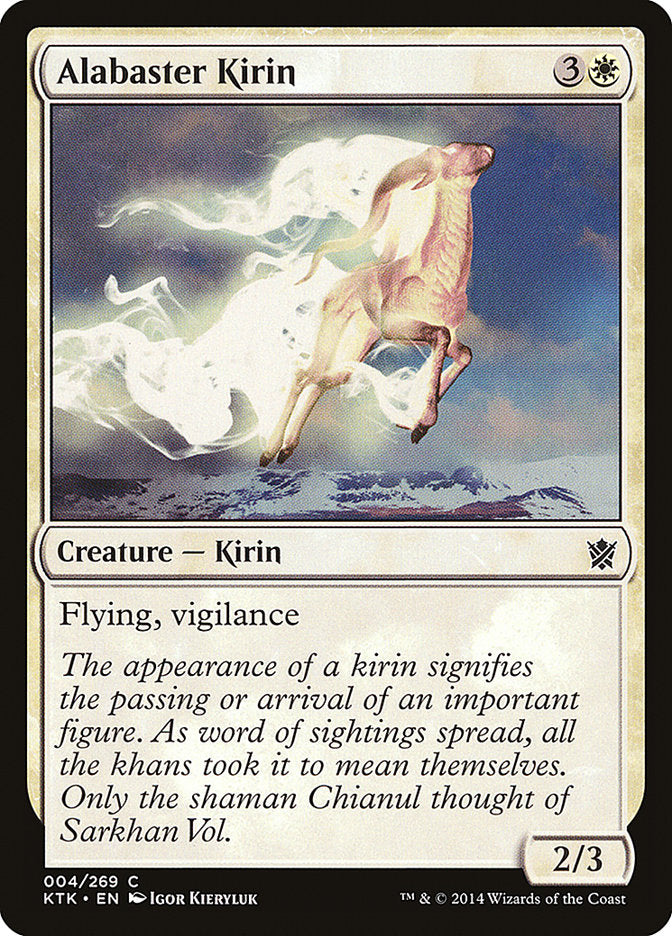 Alabaster Kirin [Khans of Tarkir] | The Gaming Verse