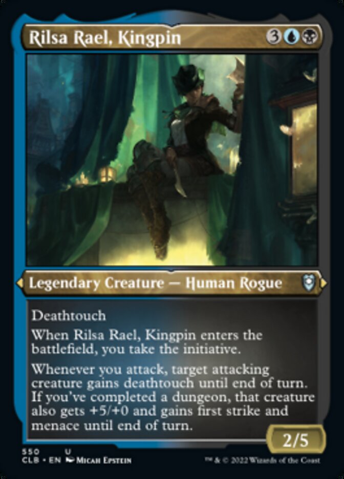 Rilsa Rael, Kingpin (Foil Etched) [Commander Legends: Battle for Baldur's Gate] | The Gaming Verse