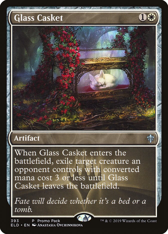 Glass Casket (Promo Pack) [Throne of Eldraine Promos] | The Gaming Verse