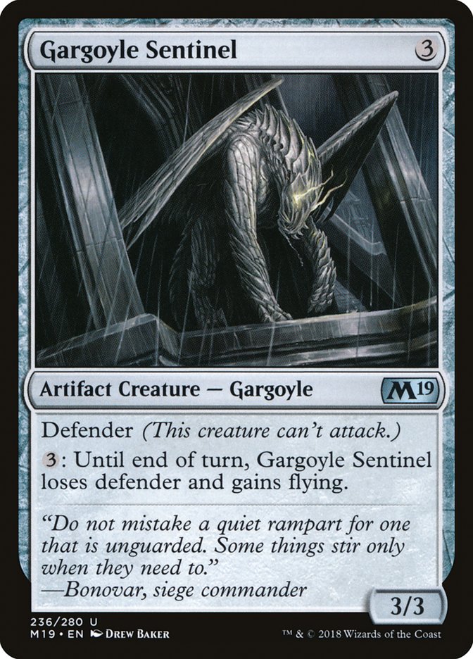 Gargoyle Sentinel [Core Set 2019] | The Gaming Verse