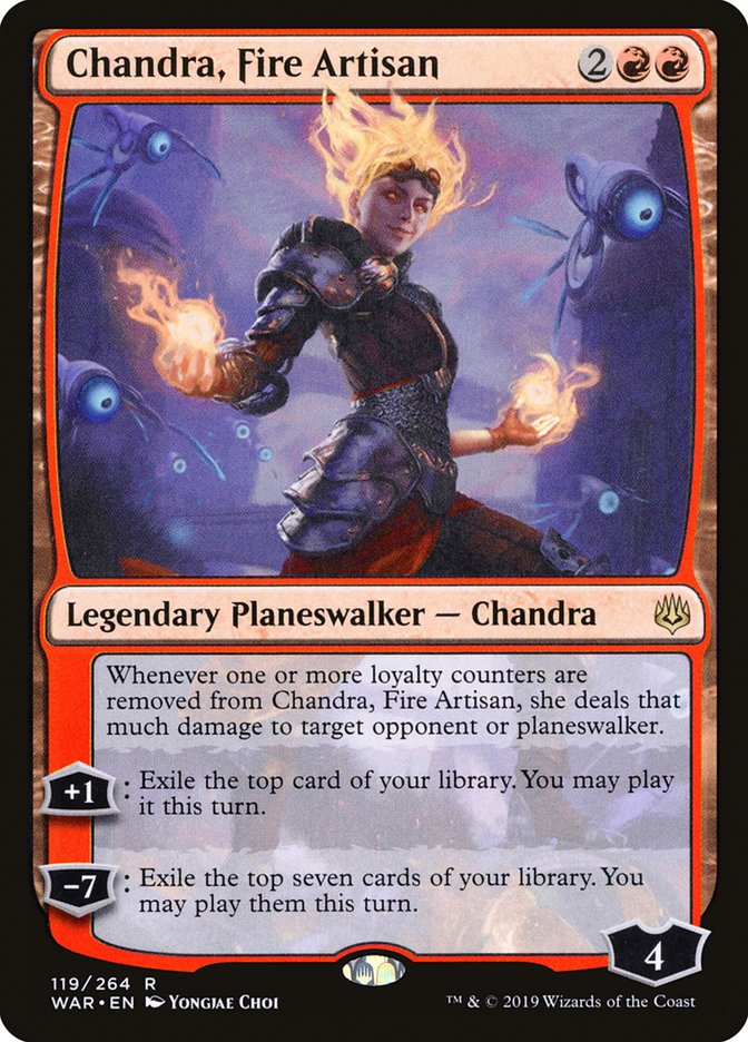 Chandra, Fire Artisan [War of the Spark] | The Gaming Verse