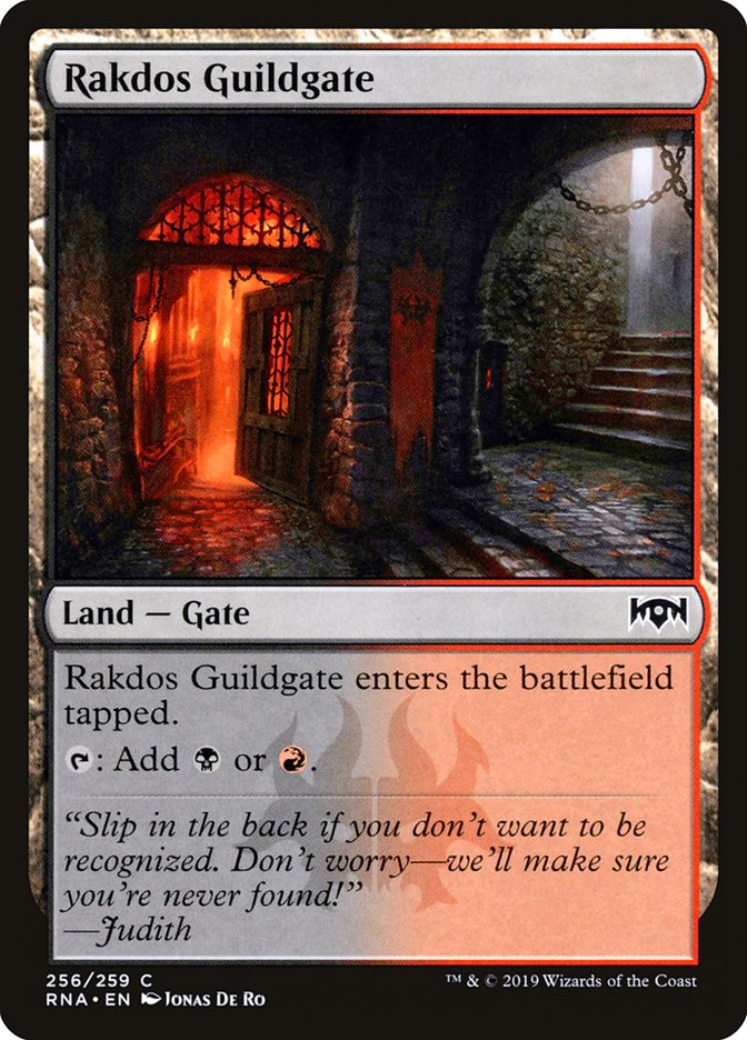 Rakdos Guildgate (256/259) [Ravnica Allegiance] | The Gaming Verse