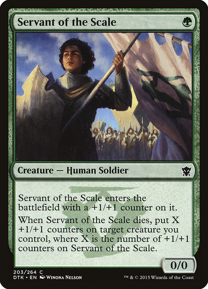 Servant of the Scale [Dragons of Tarkir] | The Gaming Verse