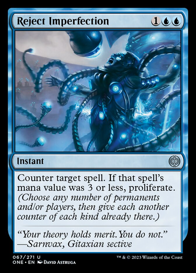 Reject Imperfection [Phyrexia: All Will Be One] | The Gaming Verse