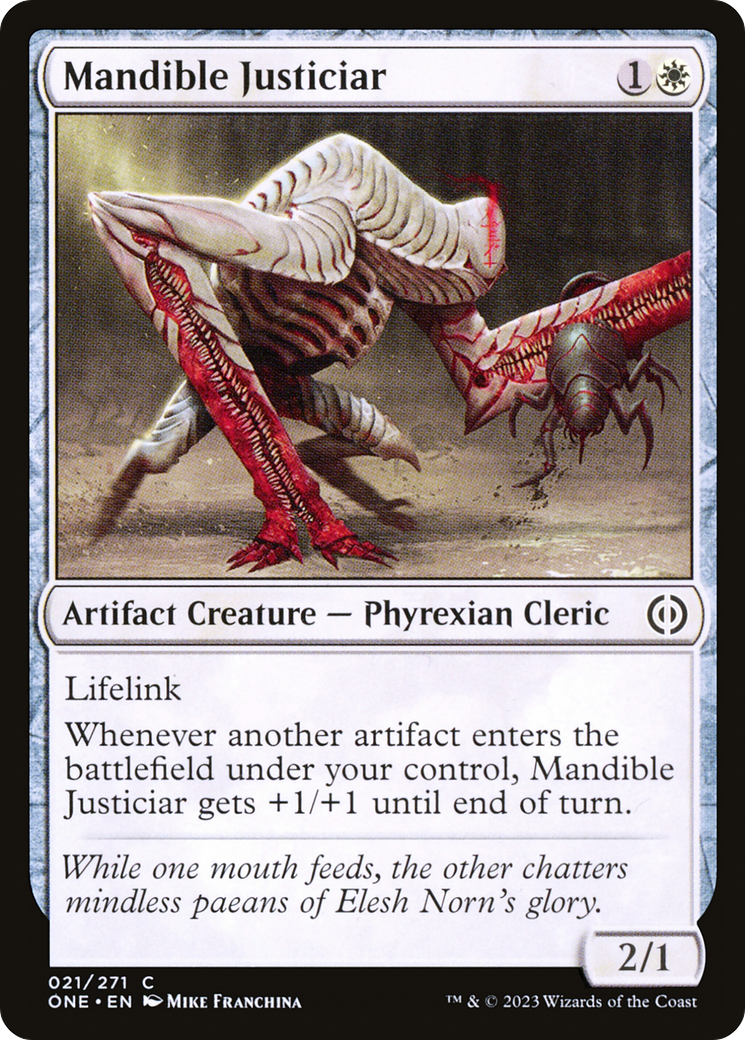 Mandible Justiciar [Phyrexia: All Will Be One] | The Gaming Verse