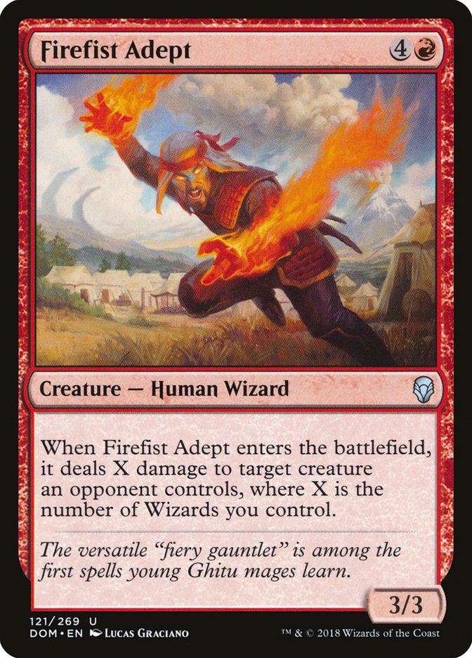 Firefist Adept [Dominaria] | The Gaming Verse