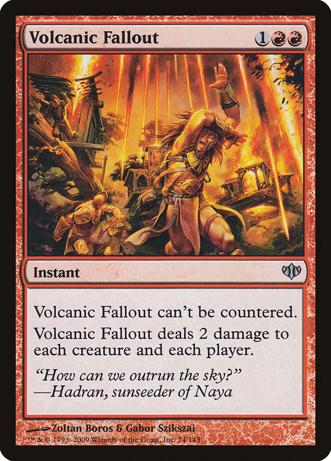 Volcanic Fallout [Conflux] | The Gaming Verse