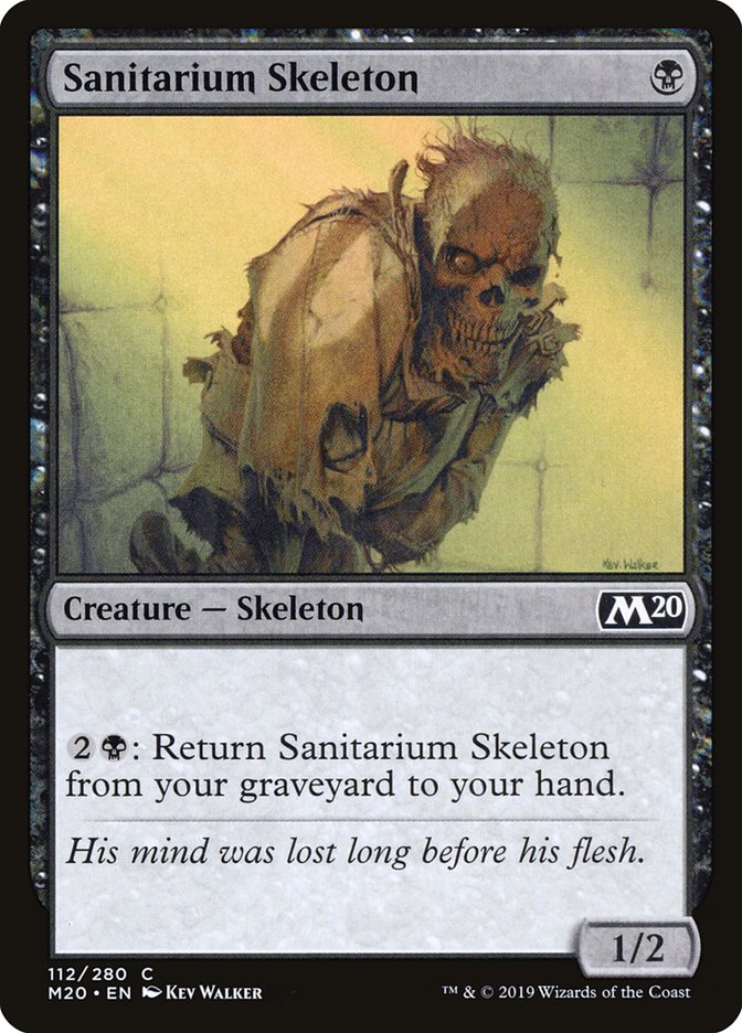 Sanitarium Skeleton [Core Set 2020] | The Gaming Verse