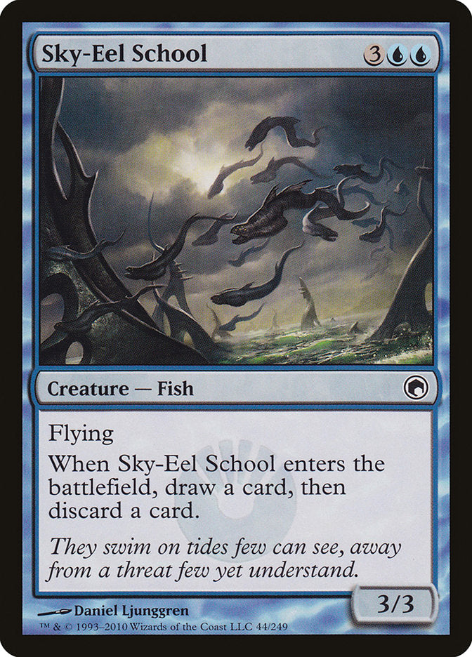 Sky-Eel School [Scars of Mirrodin] | The Gaming Verse