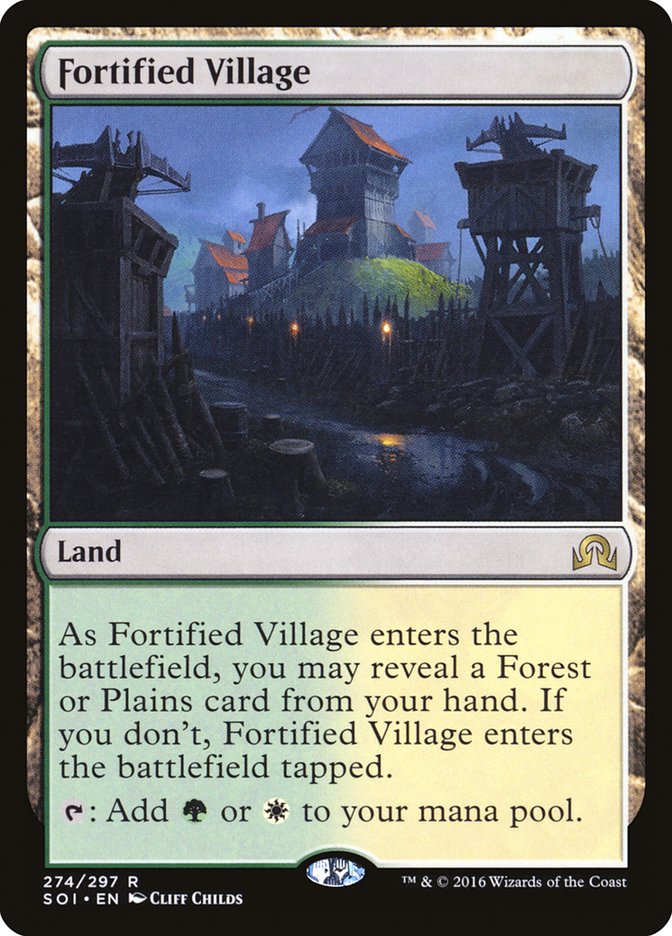 Fortified Village [Shadows over Innistrad] | The Gaming Verse