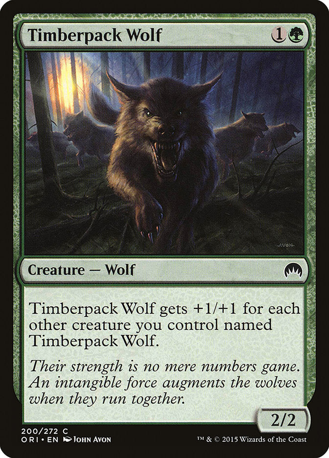 Timberpack Wolf [Magic Origins] | The Gaming Verse