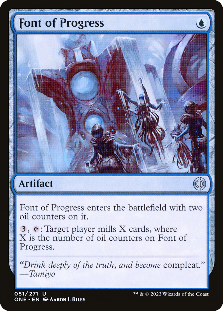 Font of Progress [Phyrexia: All Will Be One] | The Gaming Verse