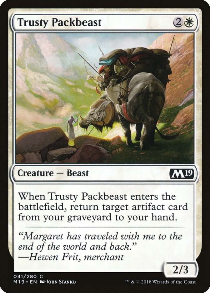 Trusty Packbeast [Core Set 2019] | The Gaming Verse