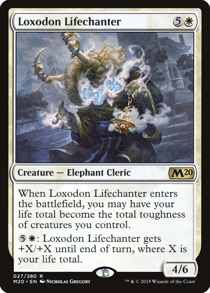 Loxodon Lifechanter [Core Set 2020] | The Gaming Verse