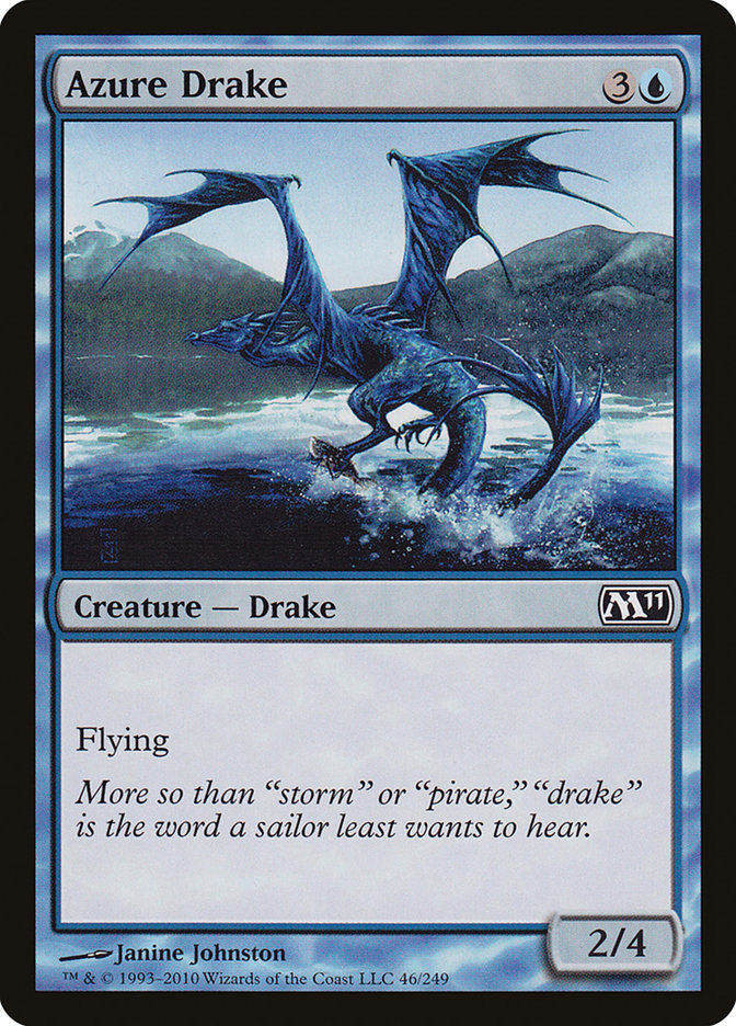 Azure Drake [Magic 2011] | The Gaming Verse