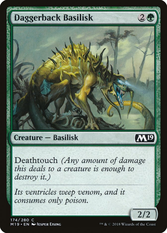 Daggerback Basilisk [Core Set 2019] | The Gaming Verse