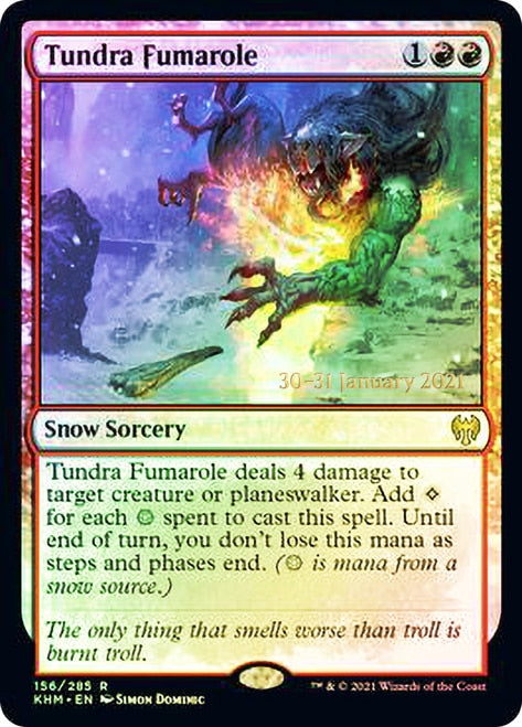 Tundra Fumarole  [Kaldheim Prerelease Promos] | The Gaming Verse