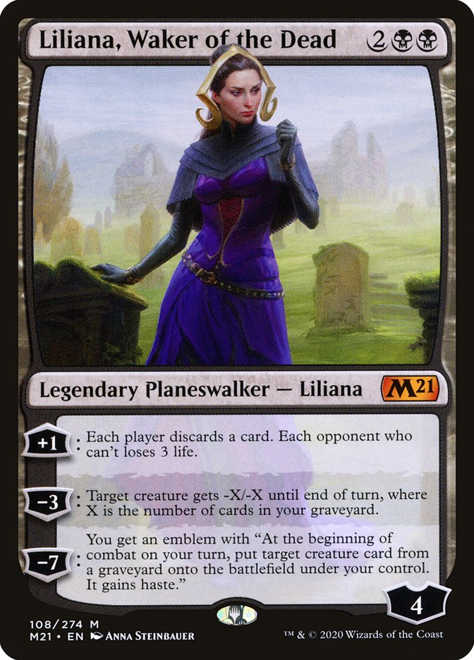 Liliana, Waker of the Dead [Core Set 2021] | The Gaming Verse