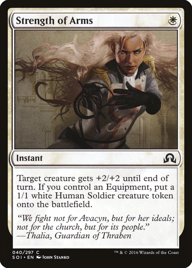 Strength of Arms [Shadows over Innistrad] | The Gaming Verse