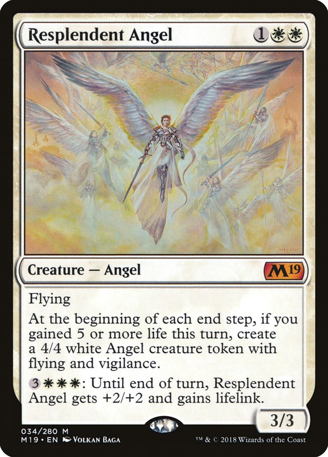 Resplendent Angel [Core Set 2019] | The Gaming Verse