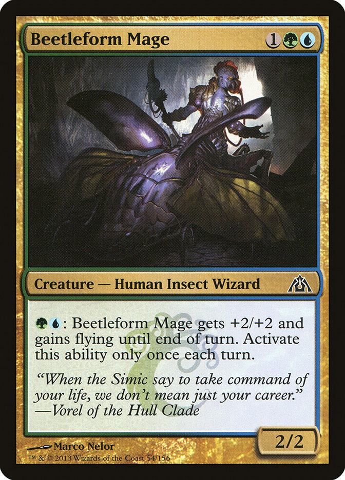 Beetleform Mage [Dragon's Maze] | The Gaming Verse