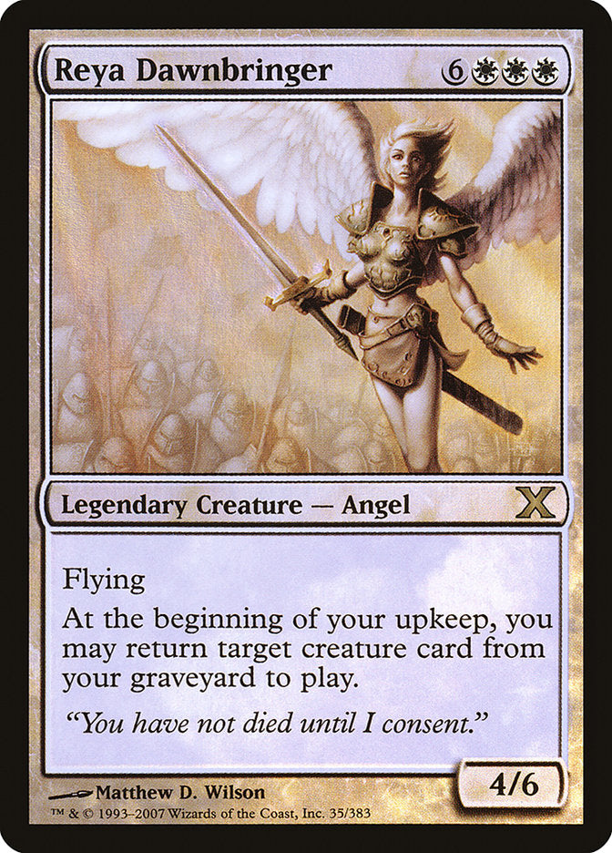 Reya Dawnbringer (Premium Foil) [Tenth Edition] | The Gaming Verse