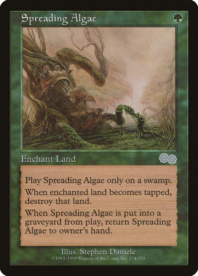 Spreading Algae [Urza's Saga] | The Gaming Verse