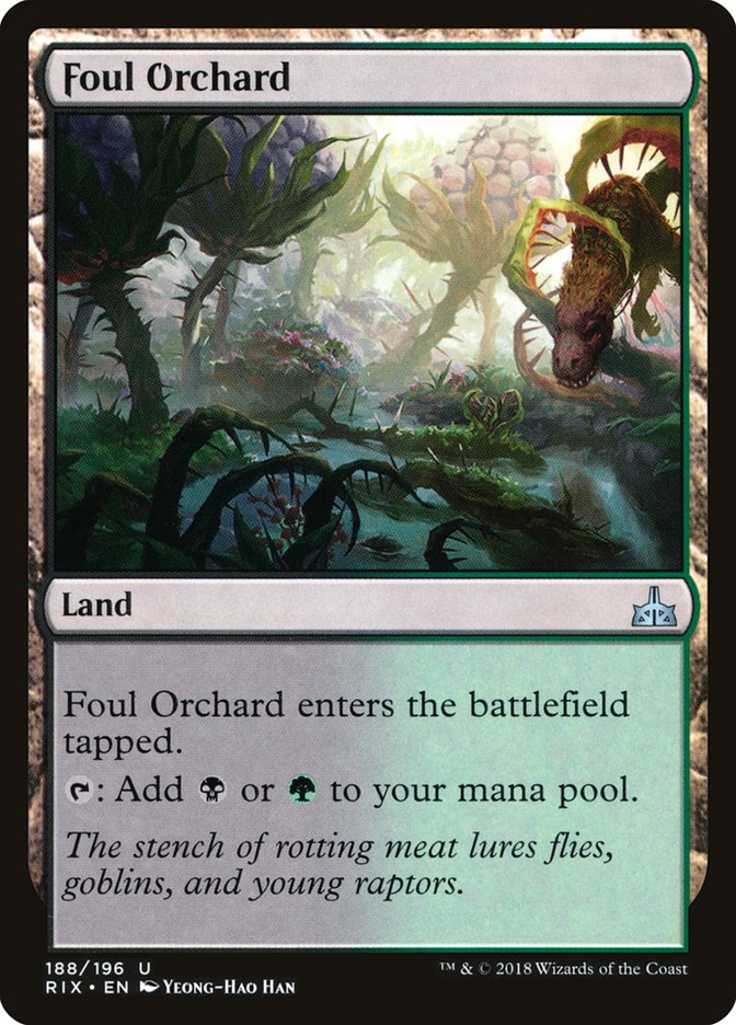 Foul Orchard [Rivals of Ixalan] | The Gaming Verse